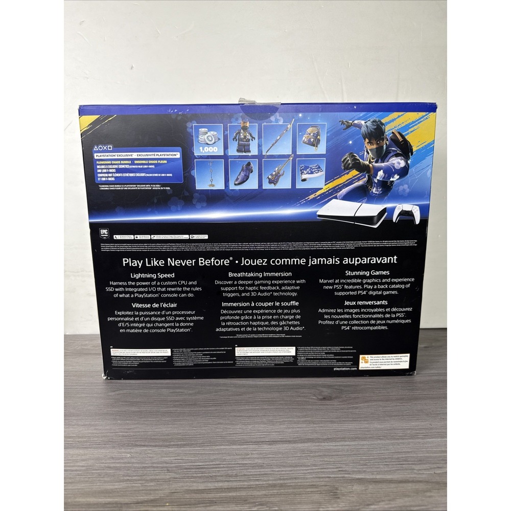 Sony PlayStation 5 Slim Digital Edition Fortnite Flowering Chaos Bundle 1TB SSD - Picture 3 of 6